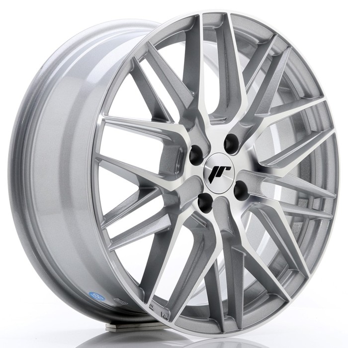 JR Wheels JR28 17x7 ET40 4x100 Silver Machined