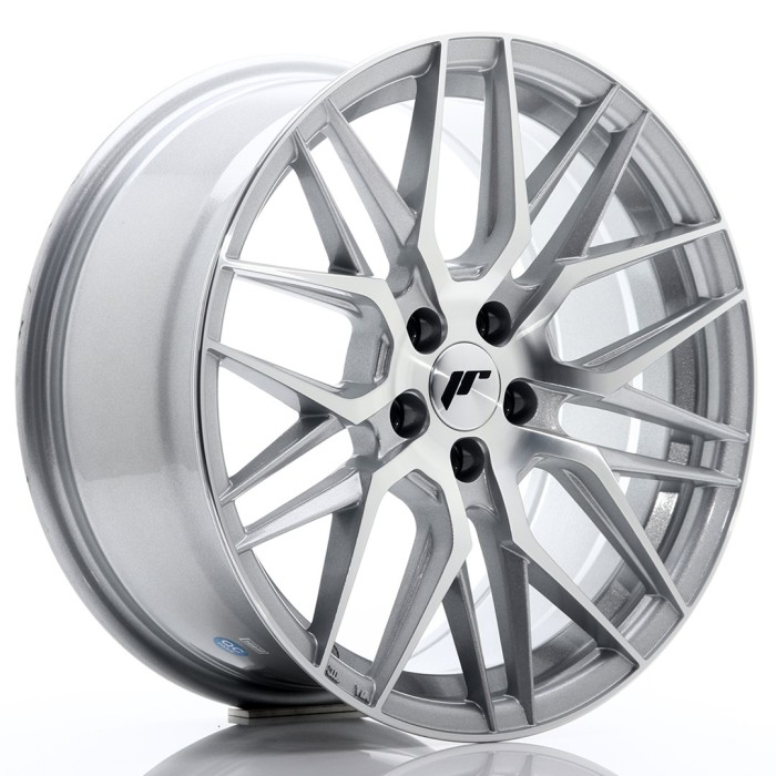 JR Wheels JR28 17x8 ET35 5x100 Silver Machined Face (3)