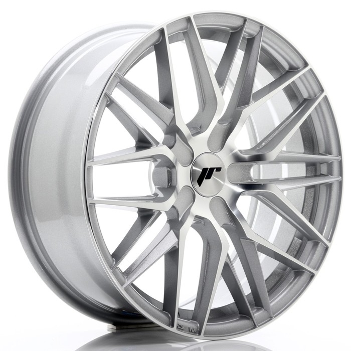 JR Wheels JR28 18x7,5 ET20-40 BLANK Silver Machined Face (3)