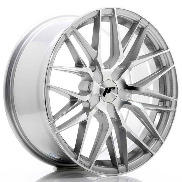 JR Wheels JR28 18x8,5 ET20-40 5H BLANK Silver Machined Face (3)