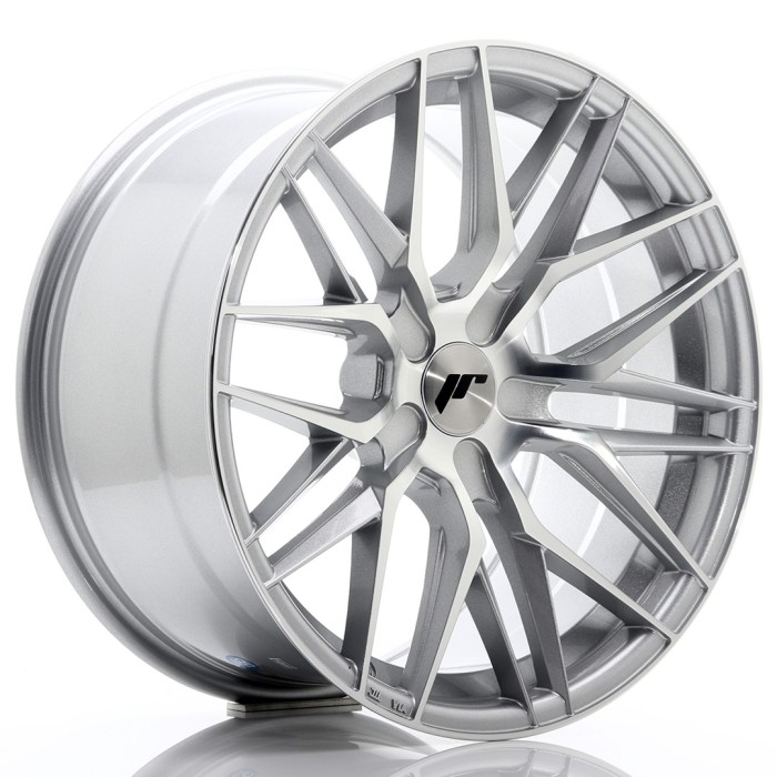 JR Wheels JR28 18x9,5 ET20-40 5H BLANK Silver Machined Face (3)