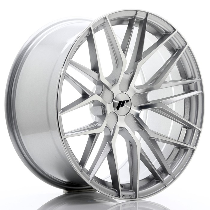 JR Wheels JR28 20x10 ET20-40 5H BLANK Silver Machined Face (3)