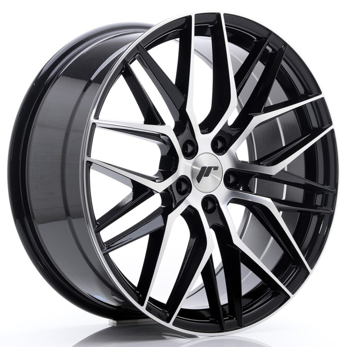 JR Wheels JR28 20x8,5 ET40 5x112 Gloss Black Machined Face (3)