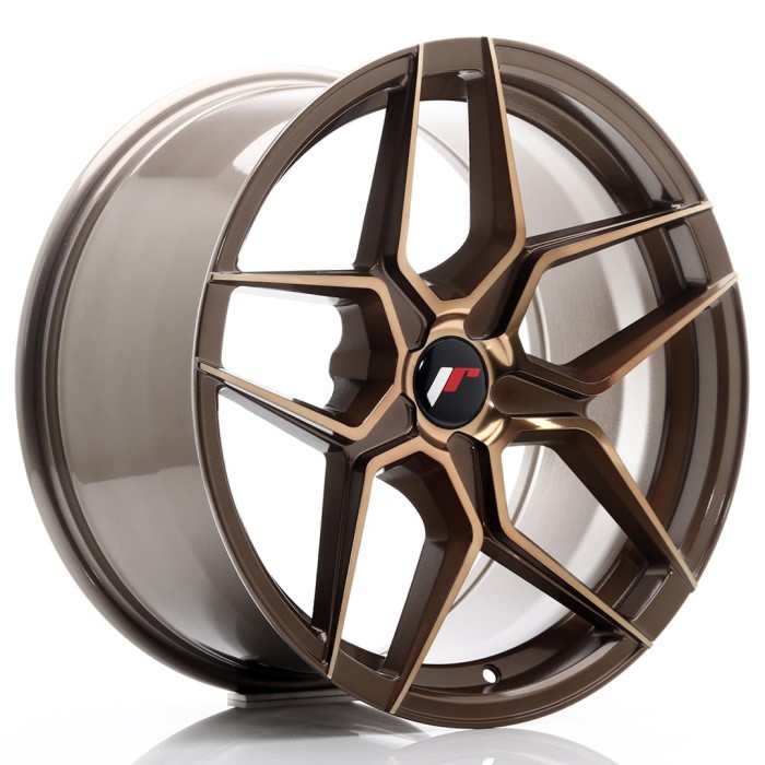 JR Wheels JR34 18x9 ET20-42 5H BLANK Platinum Bronze (3)