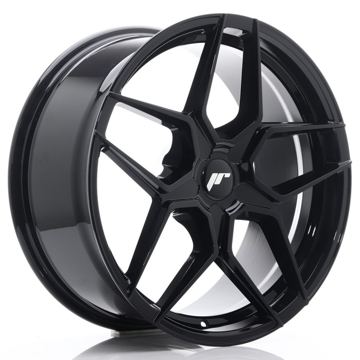JR Wheels JR34 19x8,5 ET35-40 5H BLANK Gloss Black (3)
