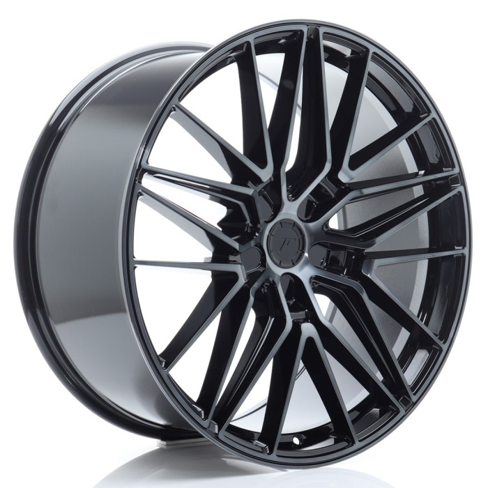 JR Wheels JR38 22x9,5 ET0-35 5H BLANK Black Brushed w/Tinted Face