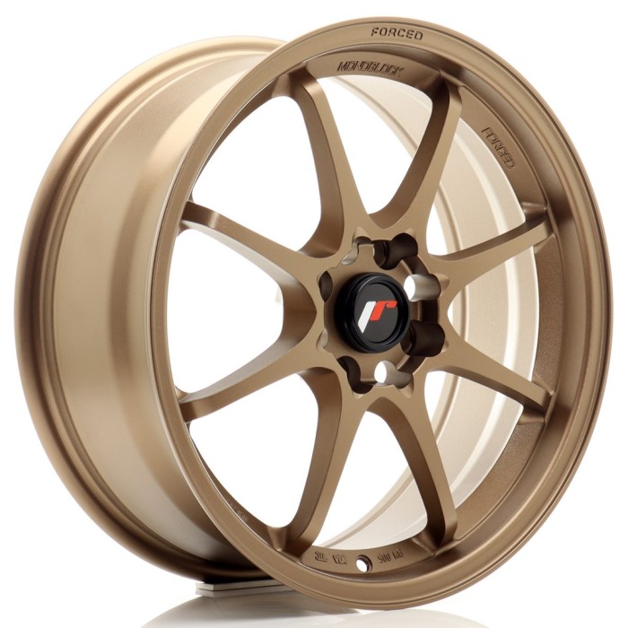 JR Wheels JR5 17x7 ET25 4x108 Dark Anodized Bronze (2)