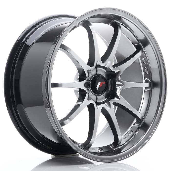 JR Wheels JR5 19x9.5 ET12-36 5H BLANK Hyper Black (3)
