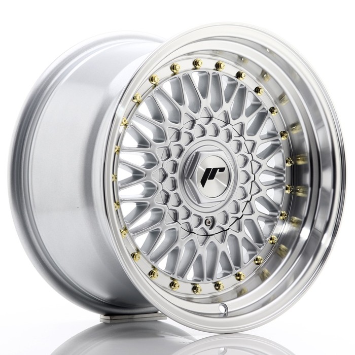 JR Wheels JR9 16x9 ET20 BLANK Silver w/Machined Lip (3)