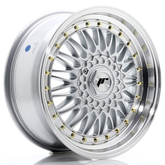 JR Wheels JR9 17x7,5 ET35 4x100/108 Silver w/Machined Lip