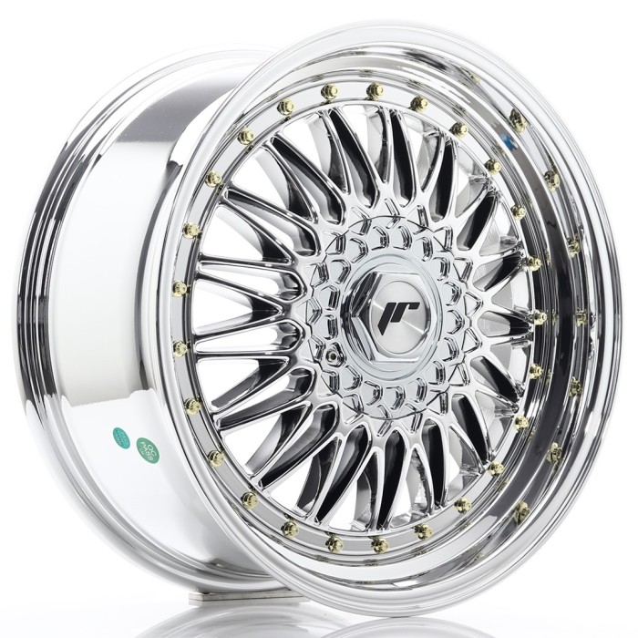 JR Wheels JR9 18x8 ET35-40 BLANK Chrome (3)