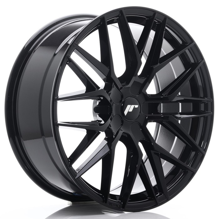 Set of JR28 20x8,5 ET35 + 20x10 ET40 5x112 Gloss Black