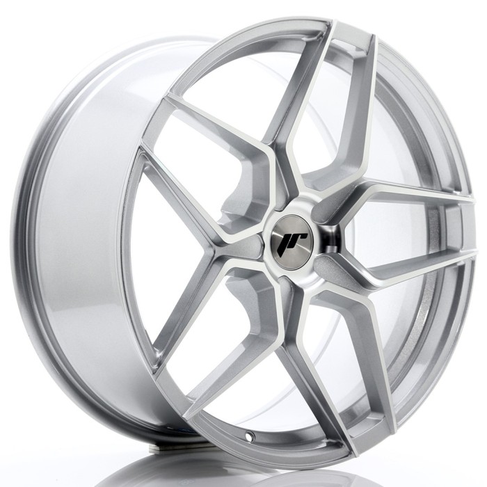 Set of JR34 20x9 ET20-40 + 20x10,5 ET30 5x112 Silver Machined