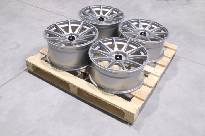 Set of JR11 19x8,5 ET40 + 19x9,5 ET22 5x112 Gloss Silver