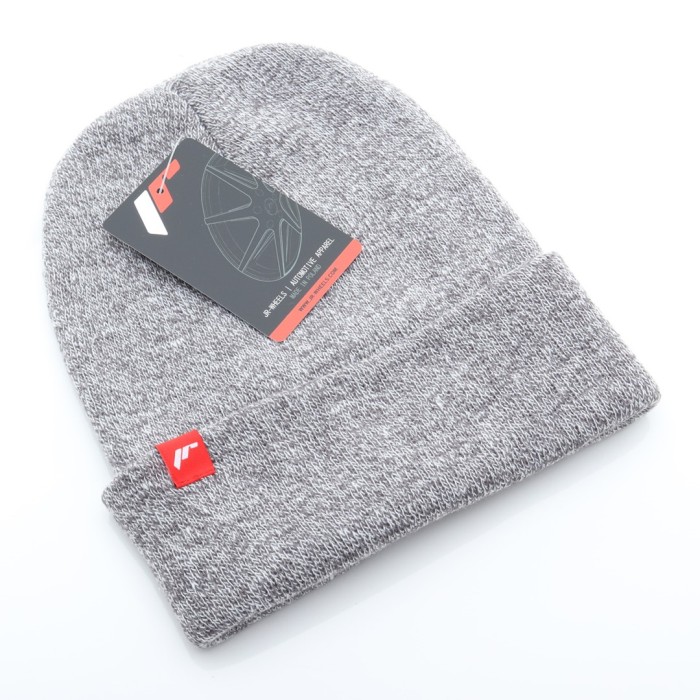 JR Beanie Heather Grey (1)