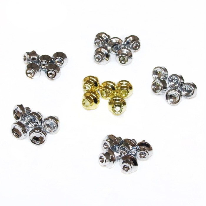 Set of 31 rivets for JR-10 17-19" Chrome