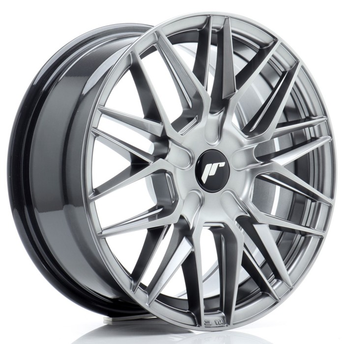 JR Wheels JR28 16x7 ET20-40 BLANK Hyper Black (1)