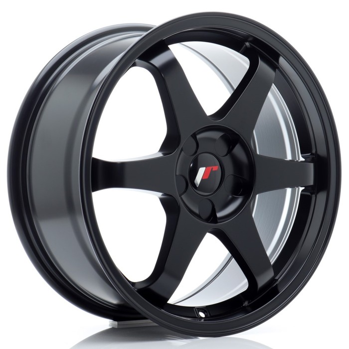 JR Wheels JR3 18x8 ET20-45 5H BLANK Matt Black (1)