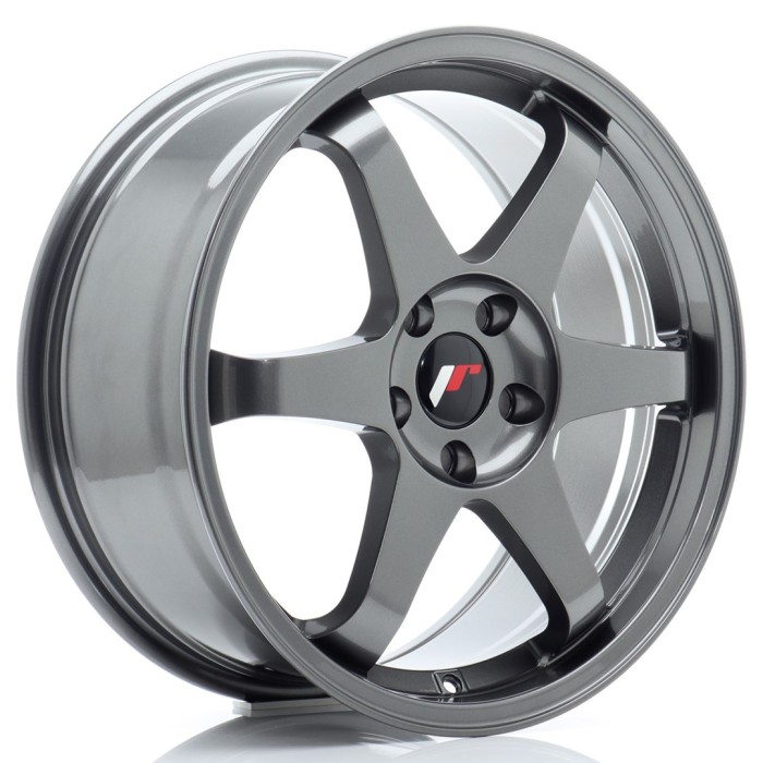JR Wheels JR3 18x8 ET40 5x100 Gun Metal (1)