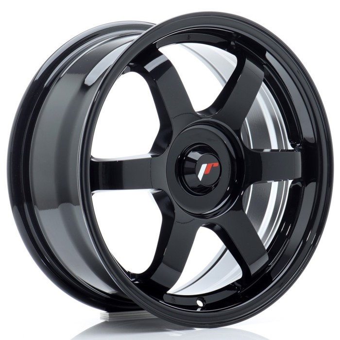 JR Wheels JR3 16x7 ET25-40 BLANK Gloss Black (1)