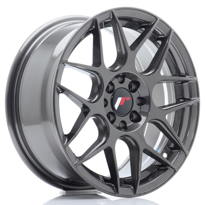 JR Wheels JR18 16x7 ET25 4x108 Hyper Gray