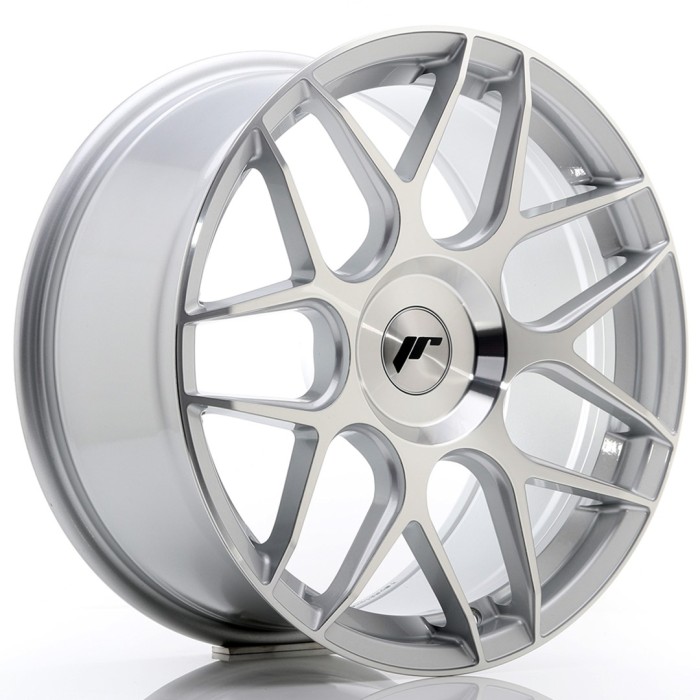 JR Wheels JR18 18x8,5 ET20-45 BLANK Silver Machined Face