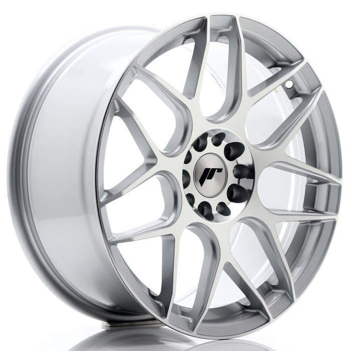 JR Wheels JR18 18x8,5 ET35 5x100/120 Silver Machined Face (1)