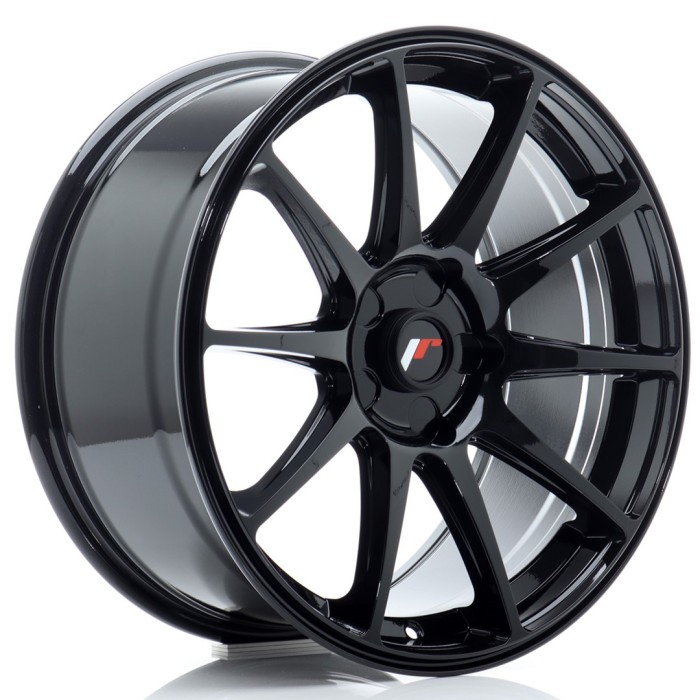 JR Wheels JR11 18x8,5 ET20-40 5H Blank Gloss Black