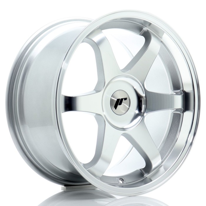 JR Wheels JR3 18x9 ET15-40 BLANK Silver Machined Face (1)