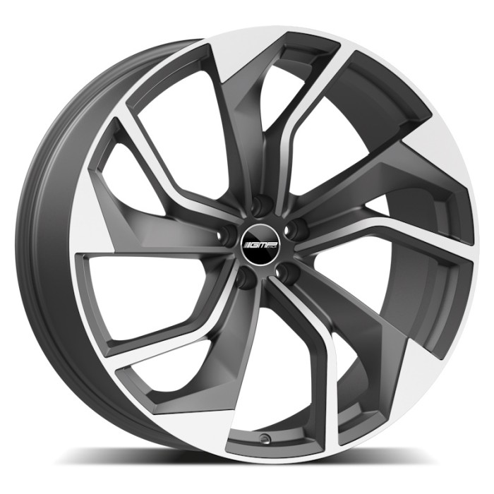 GMP REBEL 10X21 5X112 ET19/66.5 SZARY/POLER (1)