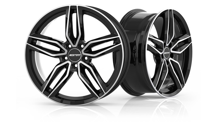 GMP FASTEN 8.5X20 5X112 ET50/66.6 CZARNY/POLER (2)