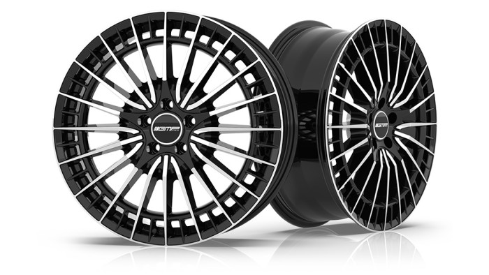 GMP QSTAR 9X19 5X112 ET45/66.6 CZARNY/POLER