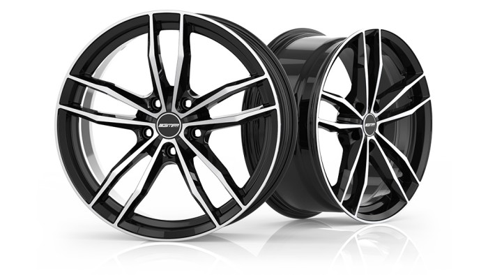 GMP SWAN 7.5X17 5X112 ET45/66.6 CZARNY/POLER (2)
