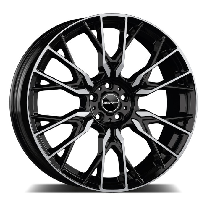 GMP FENDER 8.5X20 5X112 ET45/66.6 CZARNY/POLER (1)
