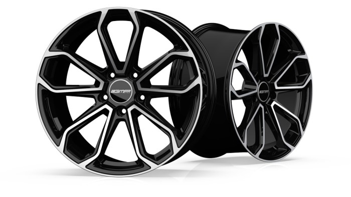 GMP FURIOSA 9.5X20 5X112 ET26/66.5 CZARNY/POLER (2)