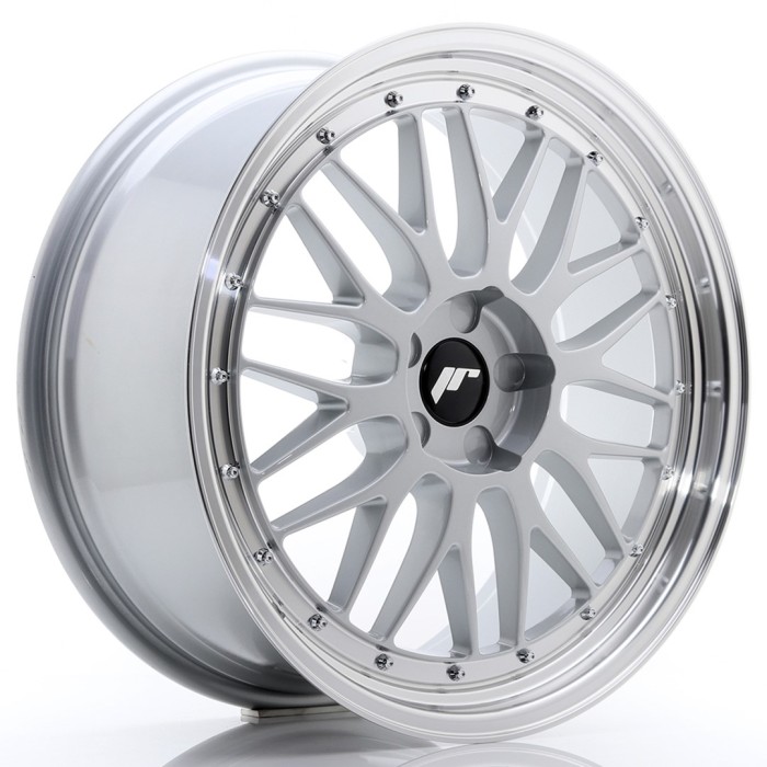 JR Wheels JR23 20x9 ET20-51 5H BLANK Hyper Silver w/Machined Lip