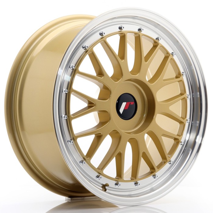 JR Wheels JR23 18x8,5 ET20-48 5H BLANK Gold w/Machined Lip (1)