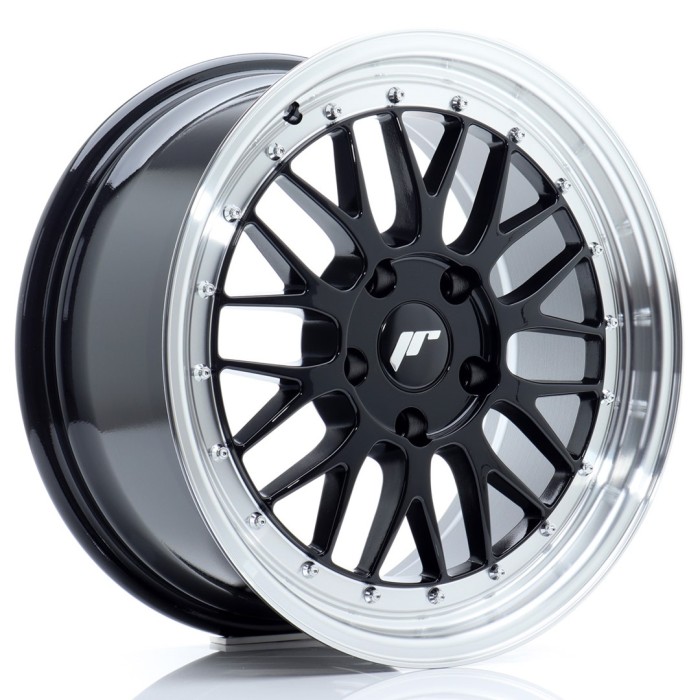 JR Wheels JR23 18x8,5 ET20-48 5H BLANK Gloss Black w/Machined Lip