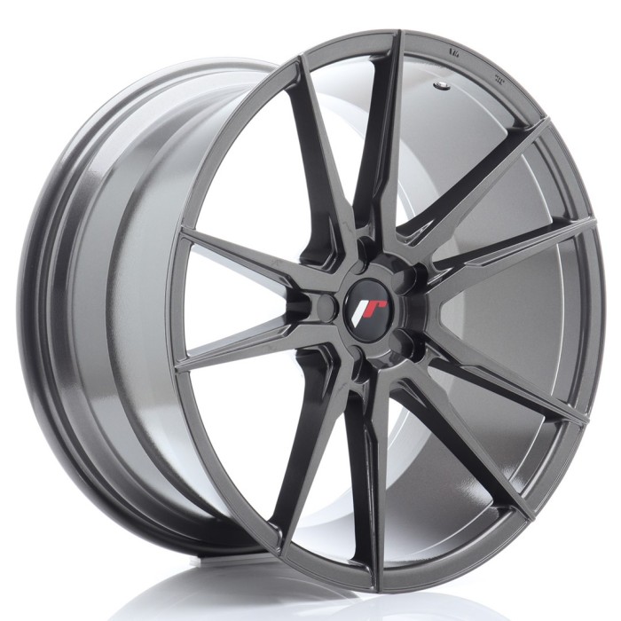 JR Wheels JR21 19x8 ET20-40 5H BLANK Hyper Gray