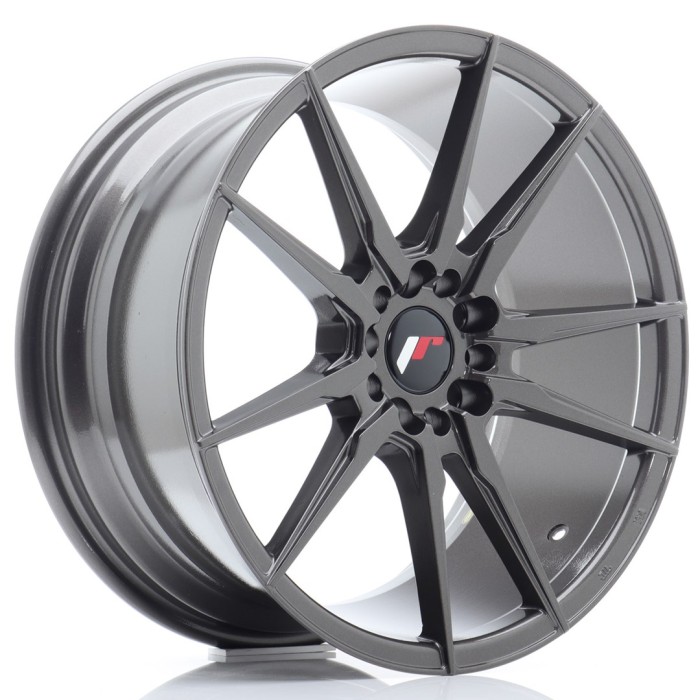 JR Wheels JR21 17x7 ET40 5x108/112 Hyper Gray