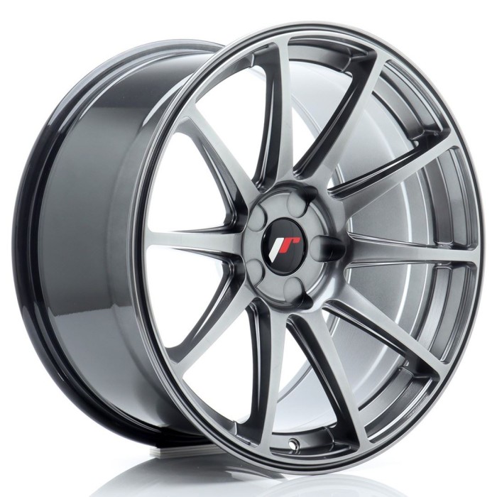 JR Wheels JR11 20x10 ET20-40 5H BLANK Hyper Black