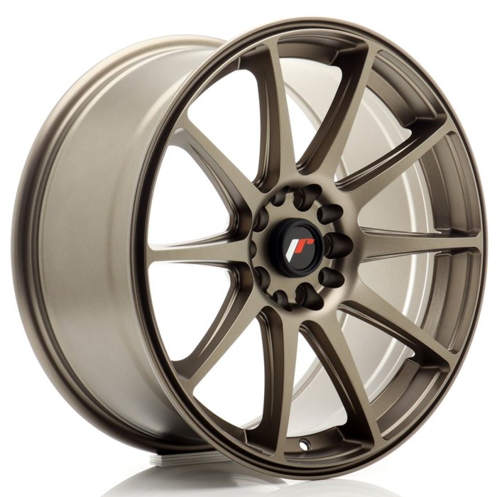 JR Wheels JR11 17x7 ET20-38 5H BLANK Matt Bronze