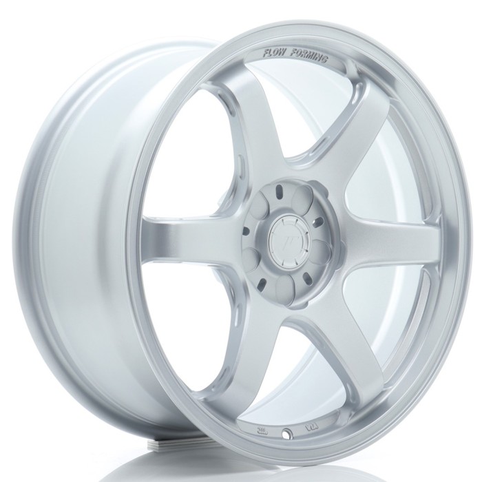 JR Wheels SL03 18x8 ET20-35 5H BLANK Matt Silver (1)