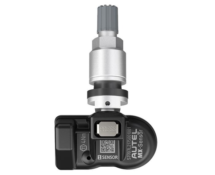 TPMS Autel 1-Sensor 315MHz + 433MHz Zawór metalowy Silver