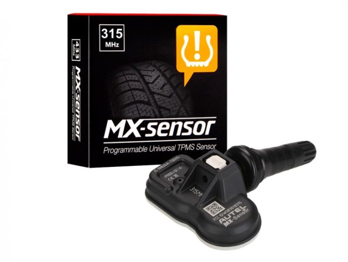TPMS Autel 1-Sensor 315MHz + 433MHz Zawór metalowy Black