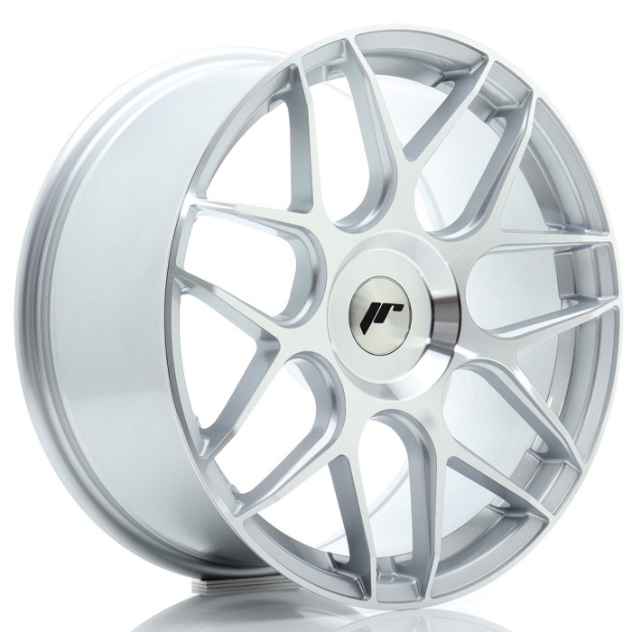 JR Wheels JR18 18x8,5 ET20-45 BLANK Silver Machined Face (1)