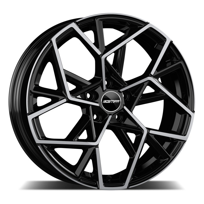 GMP CARTESIO 7.5X18 5X112 ET45/66.5 CZARNY/POLER