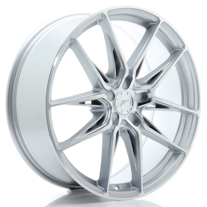 JR Wheels JR44 20x8 ET20-40 5H BLANK Silver w/ Machined Face (1)