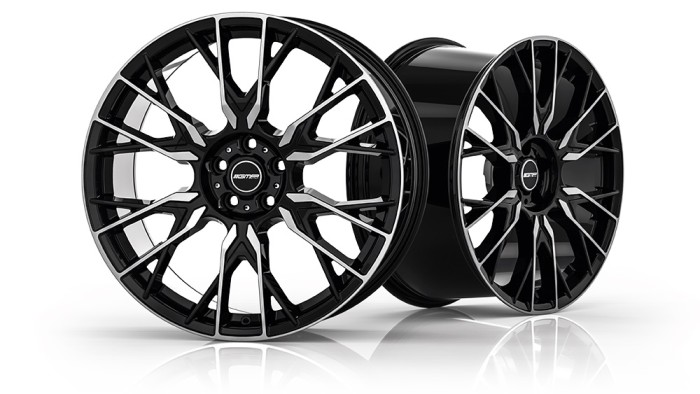 GMP FENDER 10X22 5X112 ET34/66.6 CZARNY/POLER (2)