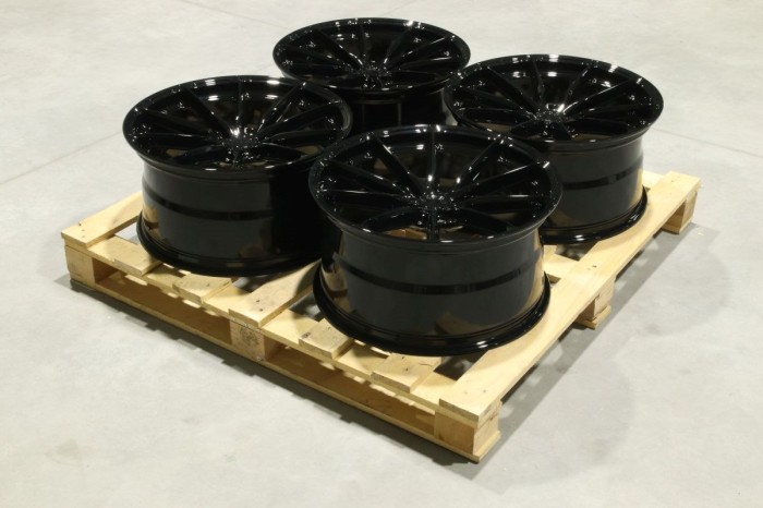 Set of JR37 20x10 ET45 5x112 Gloss Black (1)